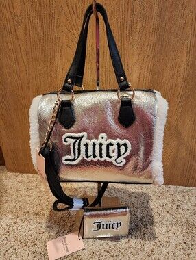 NWT Juicy Couture Boston Bag With Matching Wallet